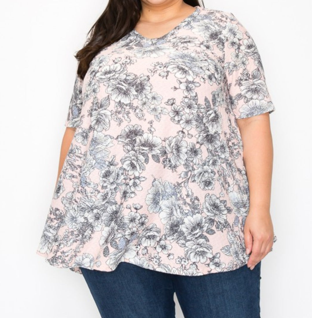 Garden Grace Floral Top